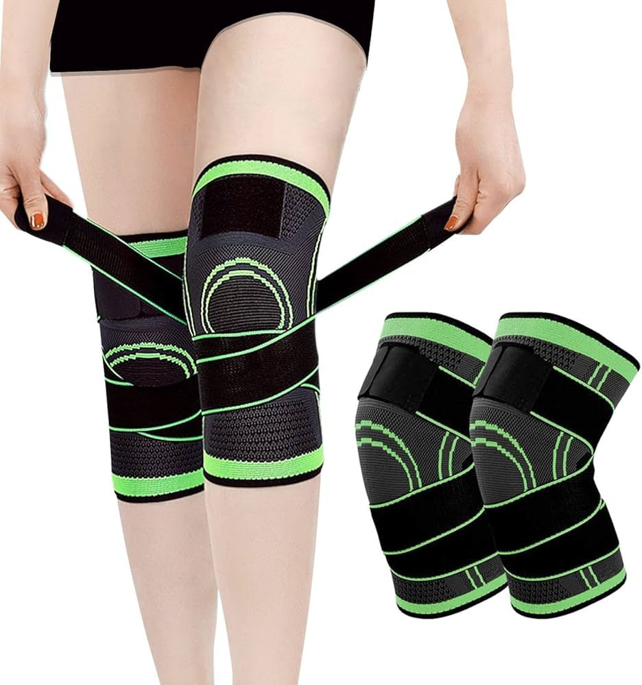 Knee Support Band For Pressure Weaving With 3D Weave Protection Against Injury Pressure Adjustable Knee Support For Men And Women (1 Pc)