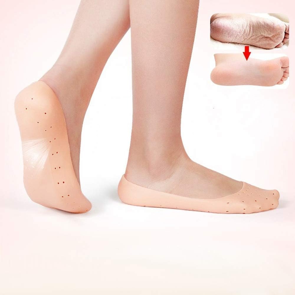 Full Heel Pain Anti Crack Silicone Set Anti Crack Full Length Socks – 1 Pair
